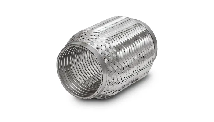 60804 – VIBRANT Exhaust Flex Connector, 2-1/2 Inch Inside Diameter 4 Inch Long Stainless Steel With Interlock Liner